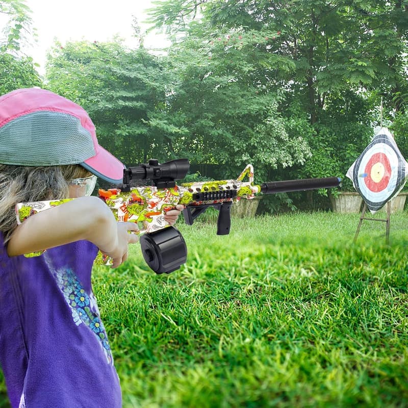 Elektrische Gel Ball Gun für Teamspiele – 15-20 m Reichweite, 12+ Jahre