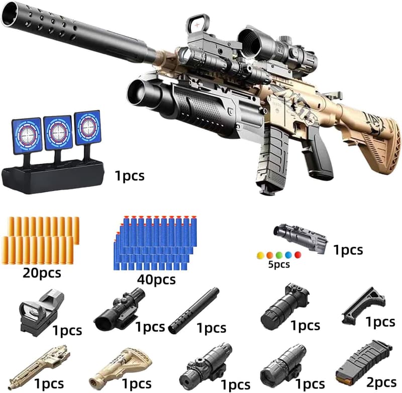Soft Bullet Gun M416 – Spielzeugpistole für Kinder ab 14 Jahren