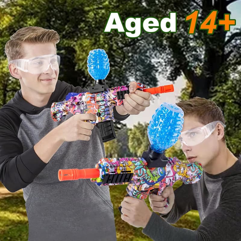 Gel-Blaster-Pistole mit 50.000 Munition für Outdoor-Aktivitäten ab 14 Jahren