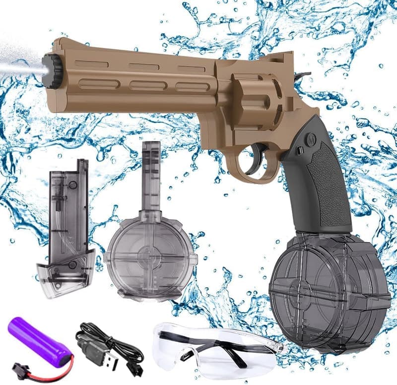 Elektrische Wasserpistole Set für Kinder – 450CC & 150CC für Sommer Spaß
