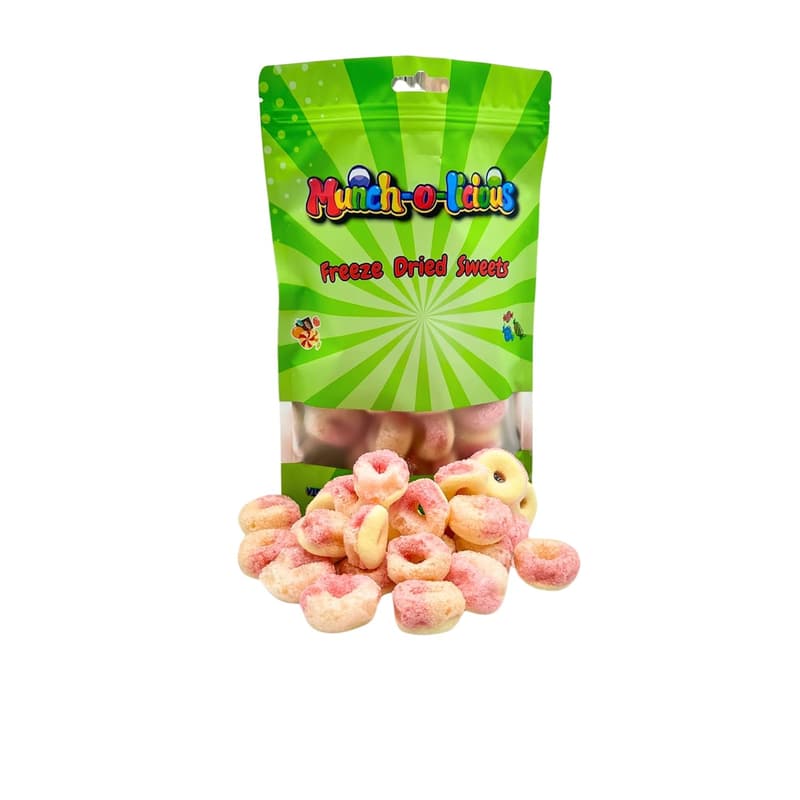 Gefriergetrocknete Pfirsichringe 150g - Fruchtig-knuspriger Snack