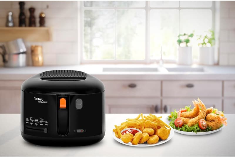 Tefal Simply One XL Elektrische Fritteuse, 1,2 kg, mit Sichtfenster und Kühlwandsystem