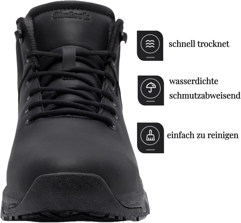 Wasserdichte rutschfeste Kochschuhe für Herren ohne Stahlkappe