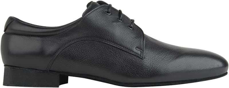Herren Tanzschuhe Derby aus Leder in Schwarz für Gesellschaftstanz