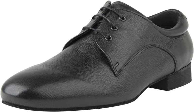 Herren Tanzschuhe Derby aus Leder in Schwarz für Gesellschaftstanz