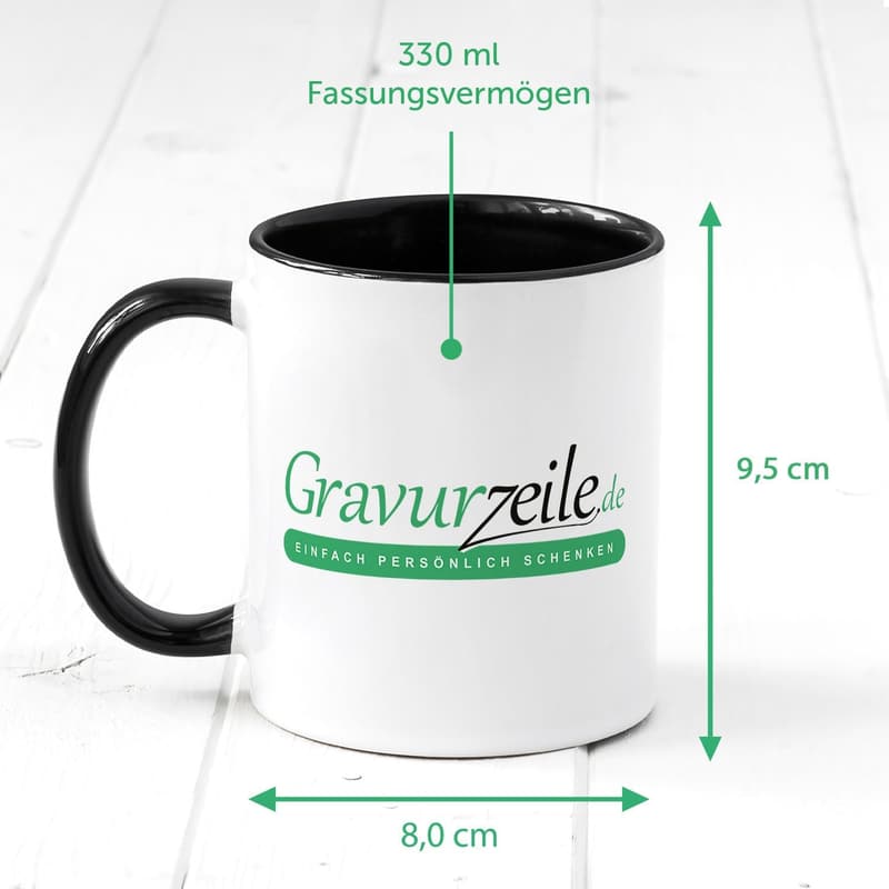 Personalisierbare Tasse für beste Freundin - Rosa mit Gravur