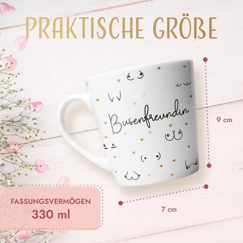 Witzige Tasse für die beste Freundin – Humorvolles Dankeschön