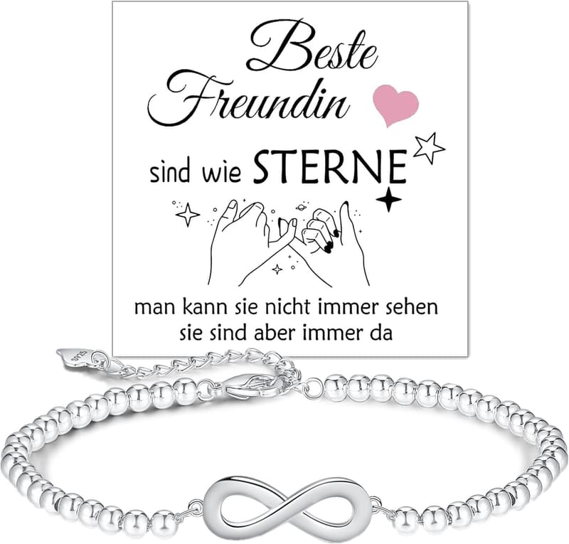 925 Sterlingsilber Armband für beste Freundin – Geburtstagsgeschenk