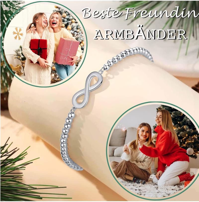 925 Sterlingsilber Armband für beste Freundin – Geburtstagsgeschenk