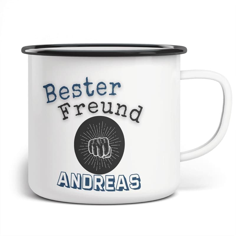 Emaille Tasse 