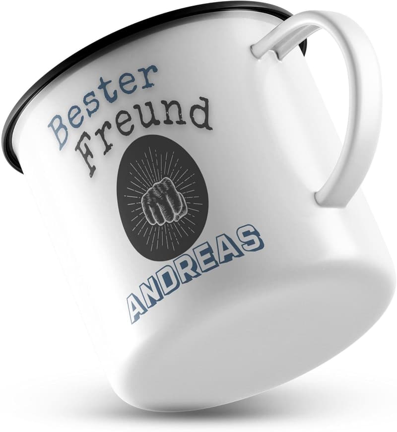 Emaille Tasse 