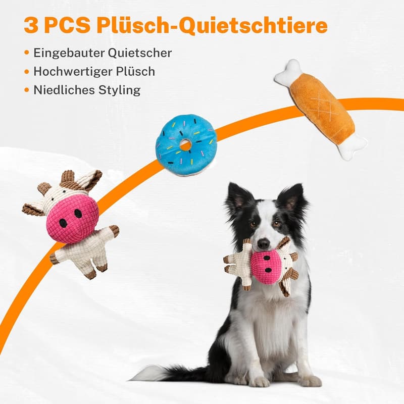 Hundespielzeug-Set für kleine Hunde – 7-teilig, langlebig und ungiftig