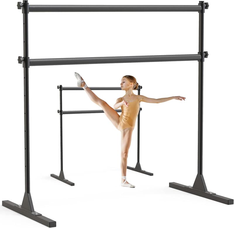 Höhenverstellbare freistehende Ballettstange