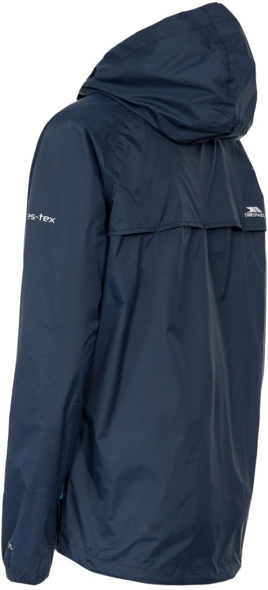 Kompakte Qikpac Regenjacke für Damen, zusammenrollbar