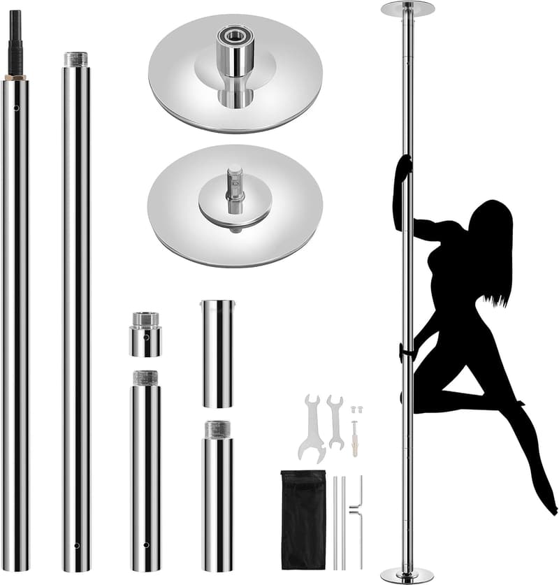 Yaheetech Höhenverstellbare Tanzstange für Pole Dance, 225-274,5 cm