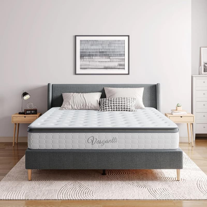 Vesgantti 90x200 cm Orthopädische Taschenfederkernmatratze H4