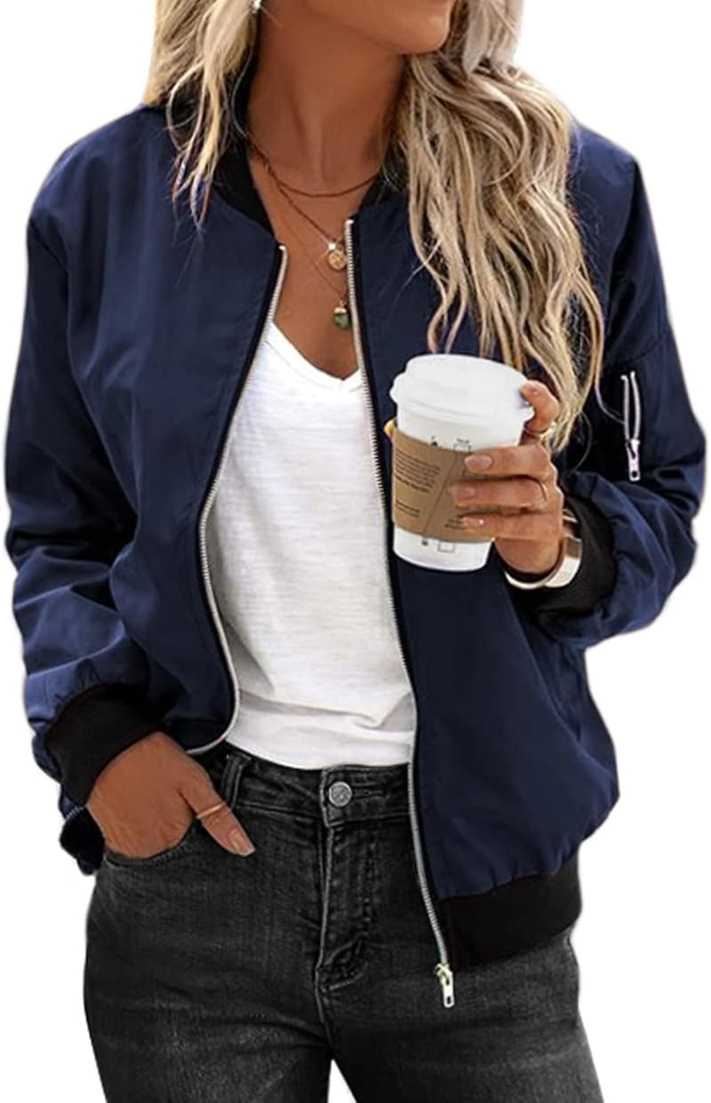 Damen Bomberjacke - Leichte Kurzjacke für lässige Outfits