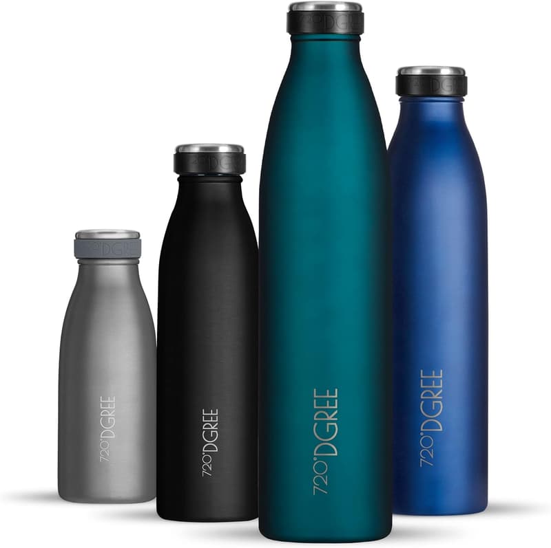 Edelstahl-Trinkflasche “milkyBottle” 750ml - BPA-frei, auslaufsicher