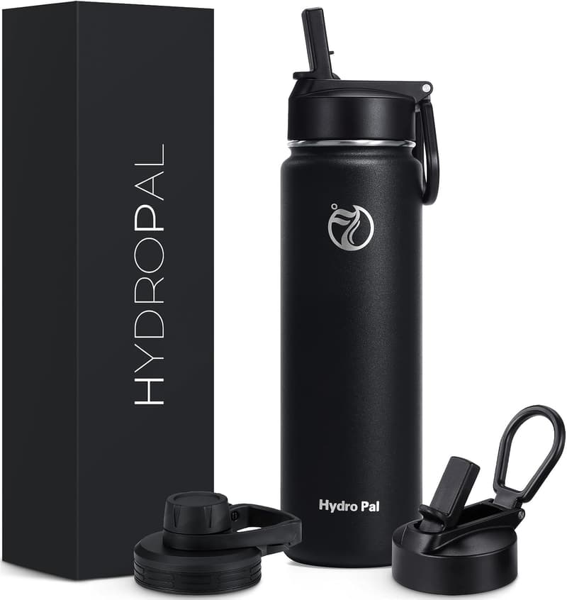 Isolierte Edelstahl-Trinkflasche für Sport - 750 ml, BPA-frei, auslaufsicher