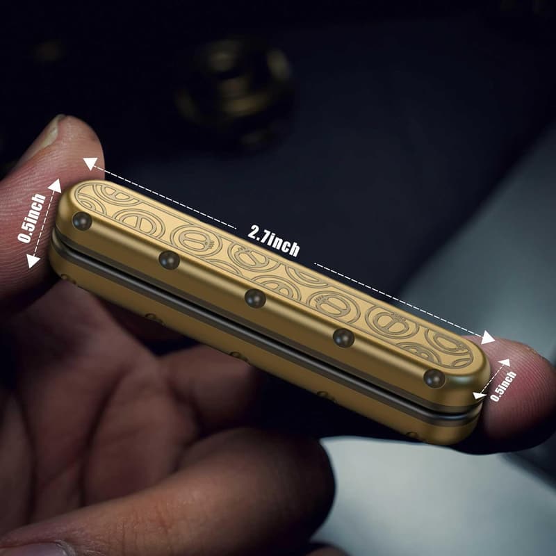 EDC Fidget Slider Spielzeug aus Metall - Stressabbau für Erwachsene