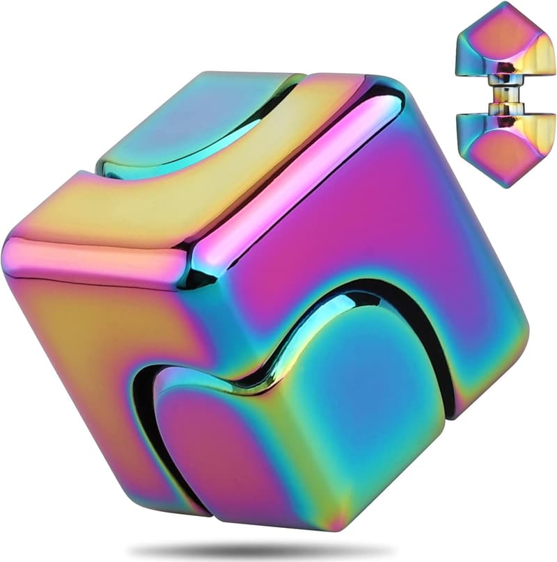 Metall Fidget Spinner Block – Stressabbau-Spielzeug für Erwachsene und Kinder