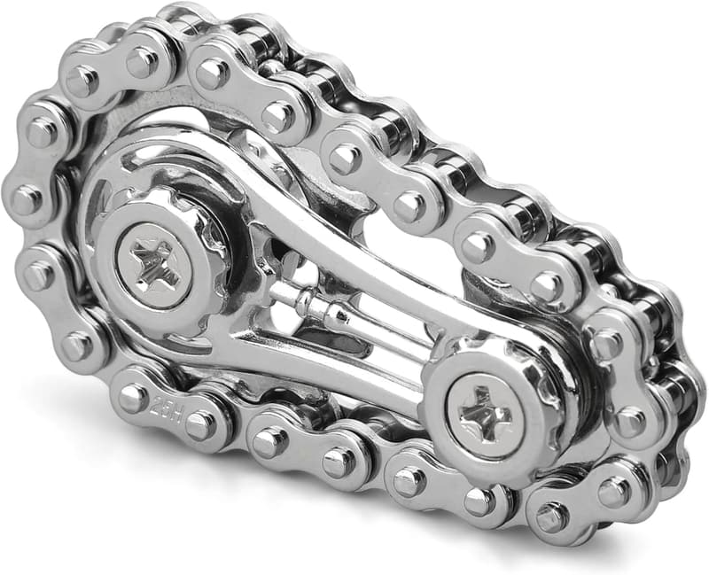 Metall Fidget Spinner in Fahrradketten-Design für Stressabbau