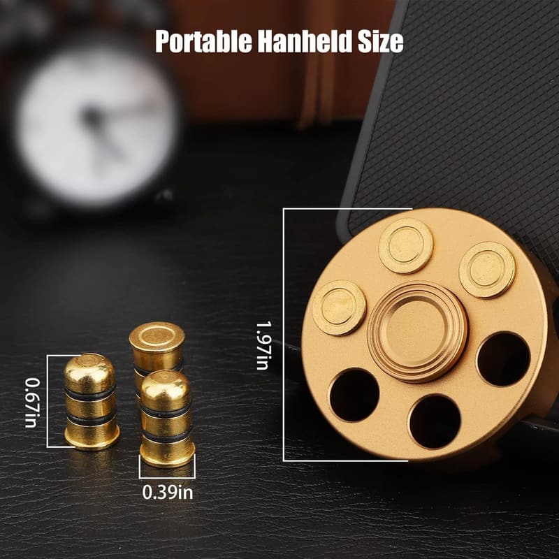 Metallgriff Fidget Spinner für Erwachsene und Kinder – Stressabbau Spielzeug