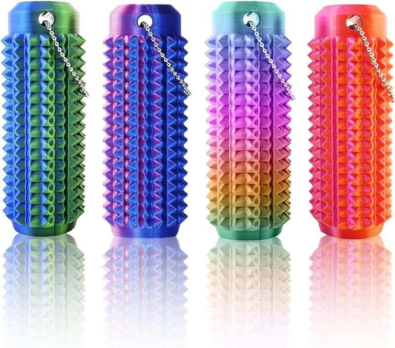 Sensorik Fidget Spielzeug für Erwachsene - 4 Spiky Grippies zur Stressbewältigung