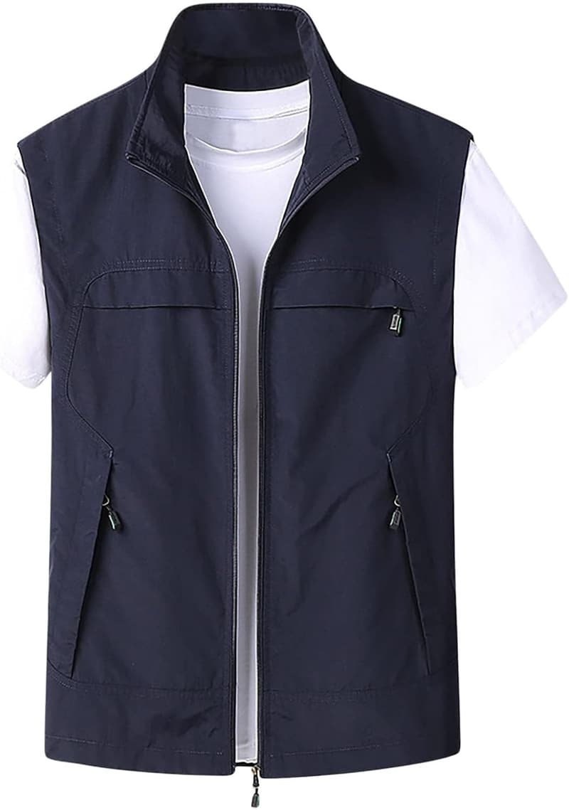 Leichte Softshell-Weste für Herren – schnell trocknend, Outdoor, Angeln