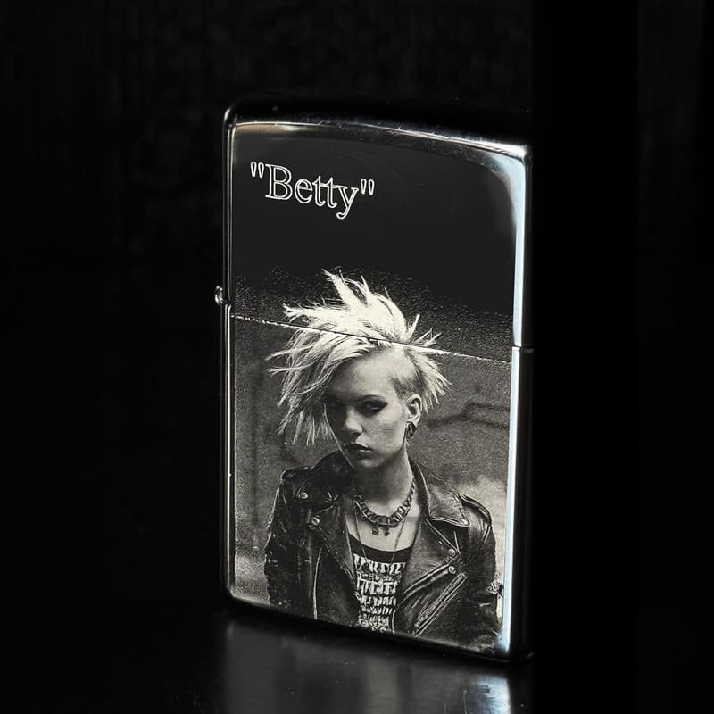 Personalisiertes Zippo Feuerzeug mit Foto und Gravur für den Vatertag