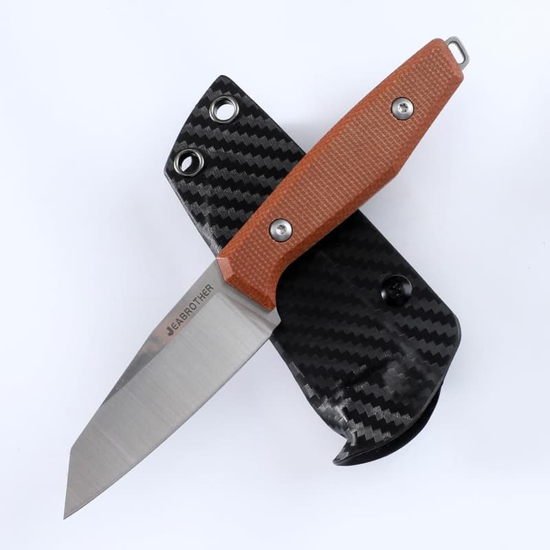 Outdoor-Survival-Messer mit 14C28N Klinge und Scheide