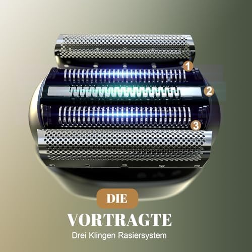 Elektrischer Folienrasierer für Herren mit LED-Anzeige und USB-C