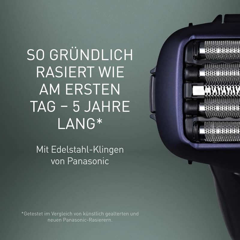 Panasonic 800 Series Nass- & Trockenrasierer mit 5-fach Scherkopf und Trimmer