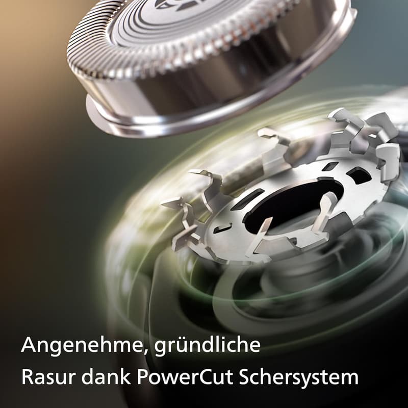 Philips Rasierer Series 3000X – Elektrischer Nass- und Trockenrasierer für Männer, Schwarz, mit SkinProtect-Technologie