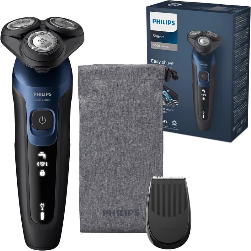 Philips Series 5000 – Elektrischer Rasierer für Herren mit Trimmer und Tasche