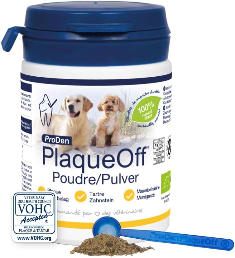 Natürliche Zahnreinigung für Hunde & Katzen – ProDen PlaqueOff, 60 g