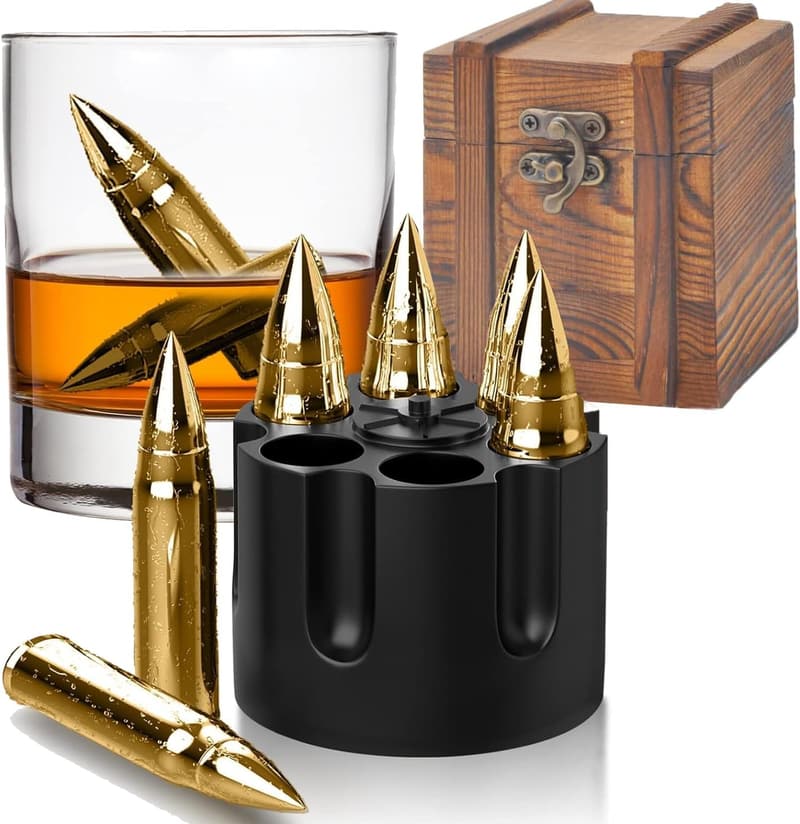 Edelstahl-Eiswürfel für Whisky und Cocktails – langlebig und kühlend