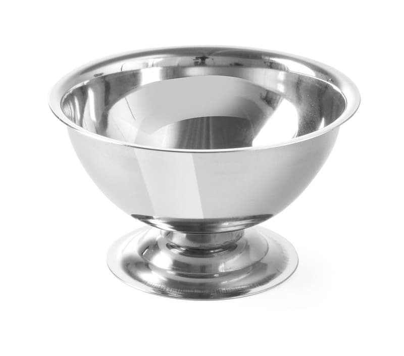 Edelstahl Eisschale, 90mm für Eiscreme und Eiskaffee