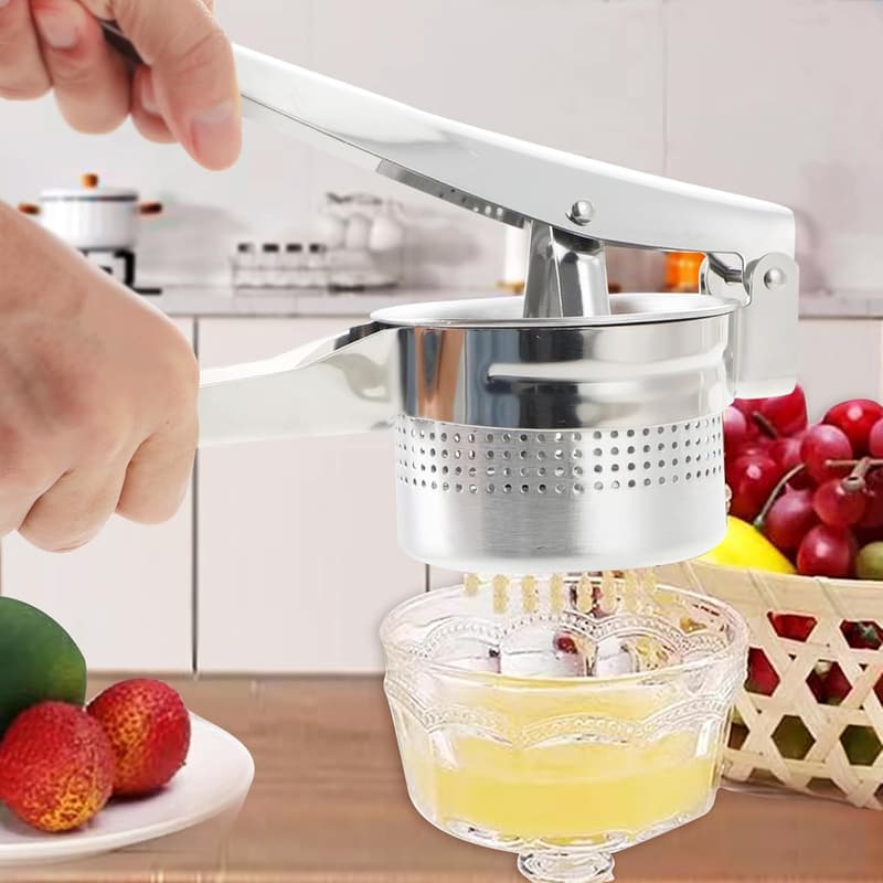 Multifunktionale Edelstahl-Kartoffelpresse für Spätzle und Püree