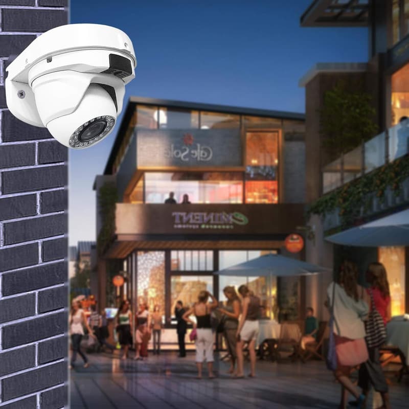 Wandhalterung für Dome-Kamera mit Kabelmanagement – Metall