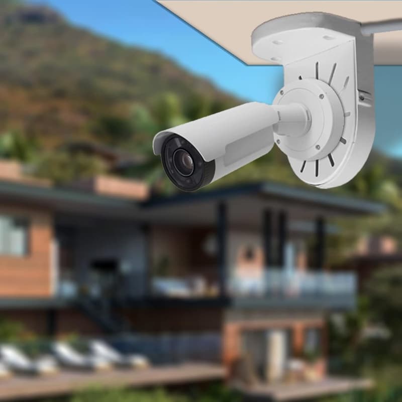 Wandhalterung für Dome-Kamera mit Kabelmanagement – Metall