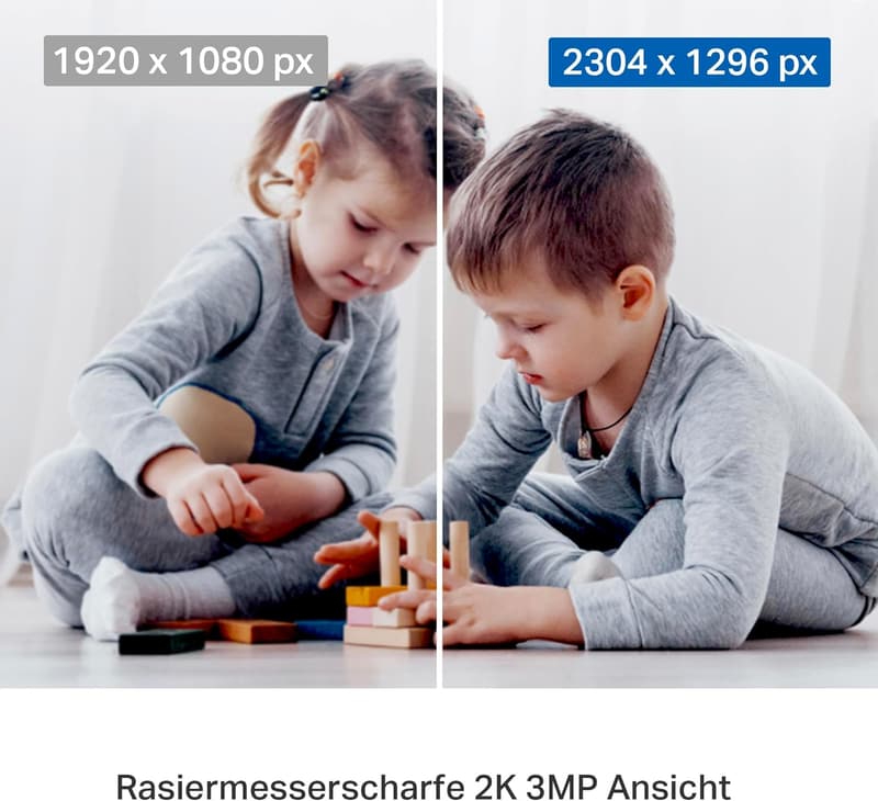 Tapo TP-Link C211 WLAN Überwachungskamera mit 3MP und Nachtsicht