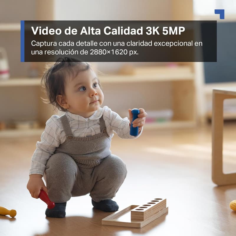 Tapo C230 5MP Innenkamera 360° mit KI-Erkennung und Nachtsicht