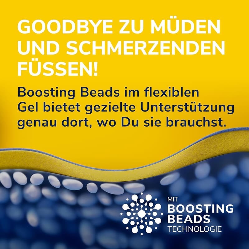 Dr. Scholl's 24-Stunden Energie Einlegesohlen mit Memory Foam, für müde Füße, EU Größe 35-40