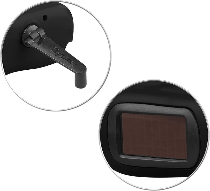 Solartaschenlampe mit 3 LEDs und Akku für Outdoor-Aktivitäten