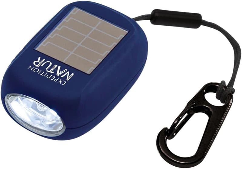 Mini-Dynamo-Solar-Taschenlampe für Kinder mit 3 LEDs, wiederaufladbar