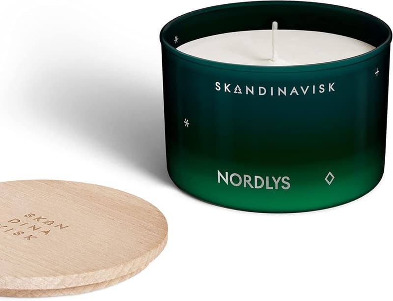 Nordlichter Duftkerze - 90 g mit arktischen Duftnoten