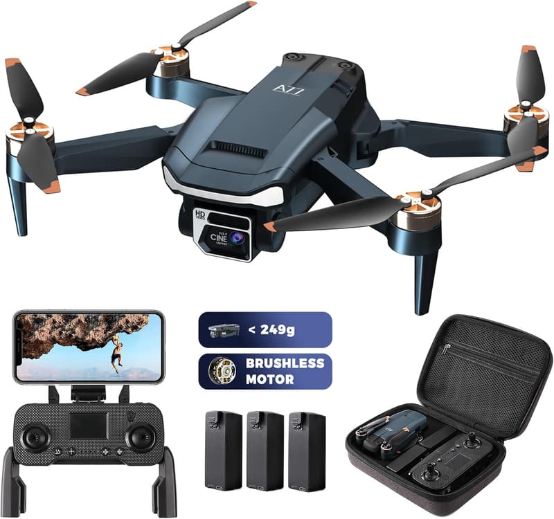 CHUBORY A77 Drohne mit 4K Kamera und 84 min Flugzeit