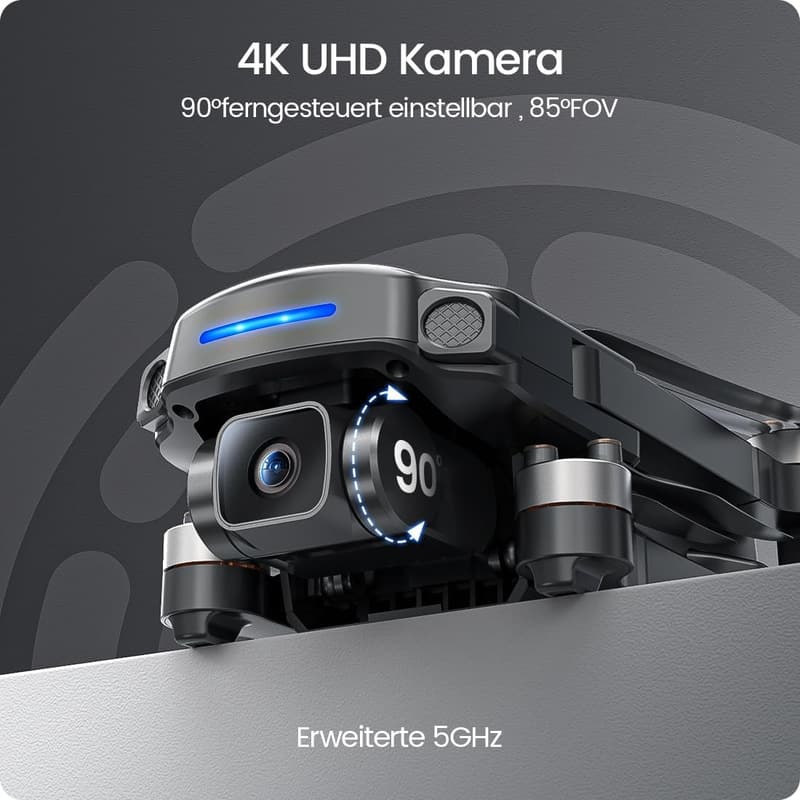 Holy Stone HS360S GPS Drohne mit 4K Kamera für Erwachsene, 20 Min. Flugzeit