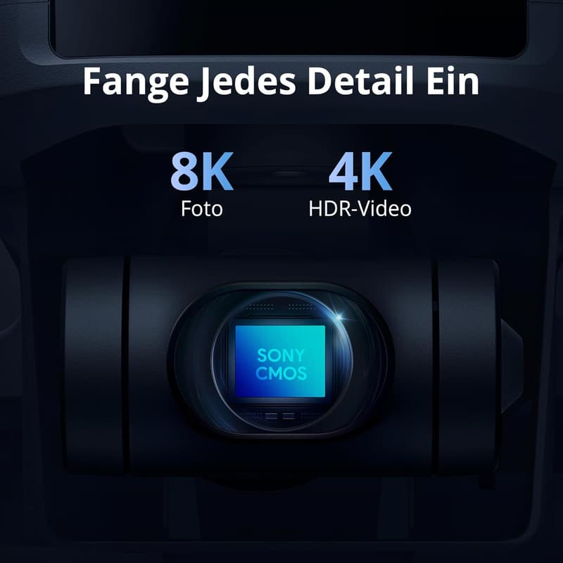 Potensic ATOM 2 GPS Kameradrohne mit 4K Video, < 249g, für Erwachsene